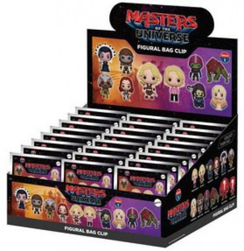3D Figural Foam Bag Clip Masters of the Universe Series 1 Mystery Box 24 Packs、ToyWiz、kayou