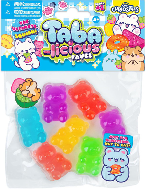 Taba-Licious Faves Gummy Bears 4-Inch Squeeze Toy、ToyWiz、kayou