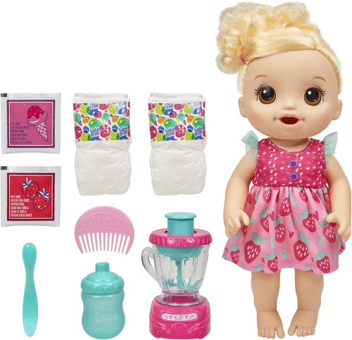 Baby Alive Magical Mixer Baby 11-Inch Doll Strawberry Shake、ToyWiz、kayou