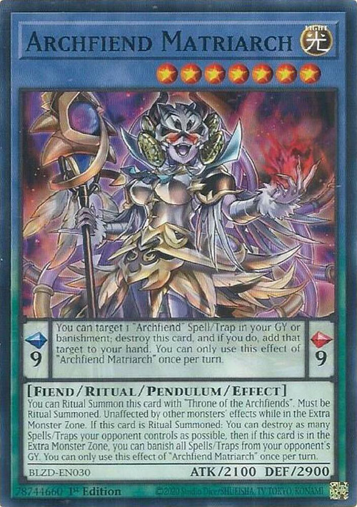archfiend yugioh cards Infernalqueen [DCR-071] Rare You can target an equal number of face YuGiOh Trading Card Game Blazing