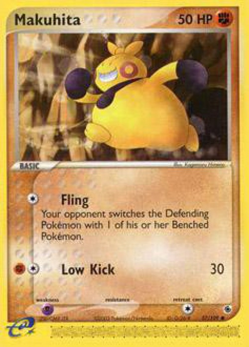 Pokemon EX Ruby & Sapphire Common Makuhita #57 Lightly Played、ToyWiz、kayou