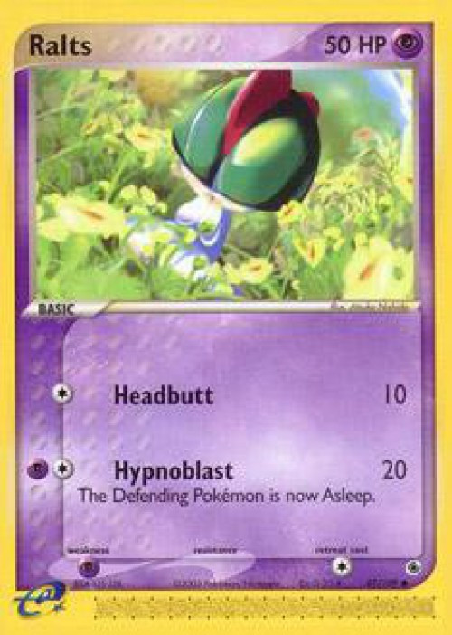 Pokemon EX Ruby & Sapphire Common Ralts #67 Lightly Played、ToyWiz、kayou