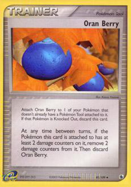 Pokemon EX Ruby & Sapphire Uncommon Oran Berry #85 Moderately Played、ToyWiz、kayou