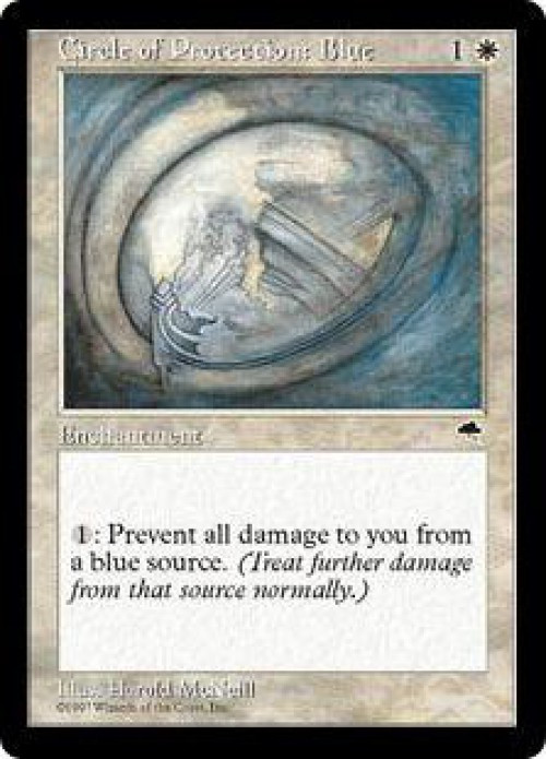 MtG Tempest Common Circle of Protection: Blue #9、ToyWiz、kayou