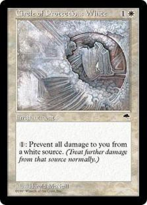 MtG Tempest Common Circle of Protection: White #13、ToyWiz、kayou