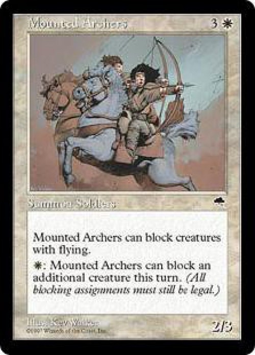 MtG Tempest Common Mounted Archers #30、ToyWiz、kayou
