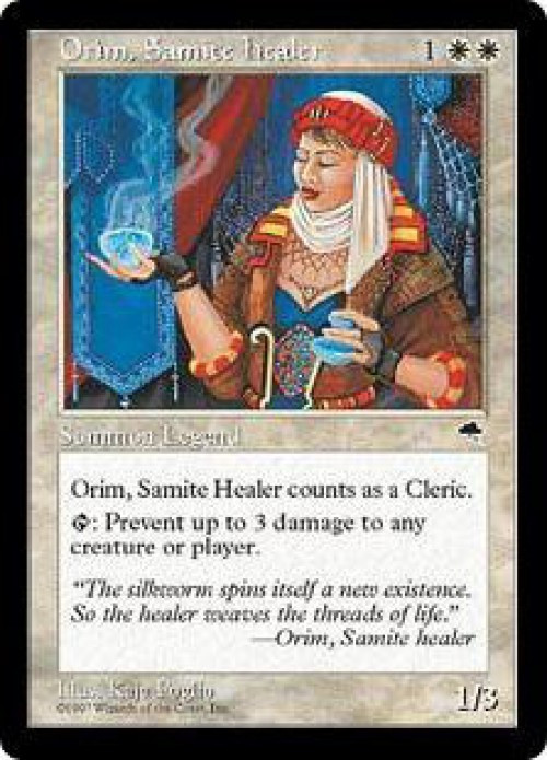 MtG Tempest Rare Orim, Samite Healer #32、ToyWiz、kayou