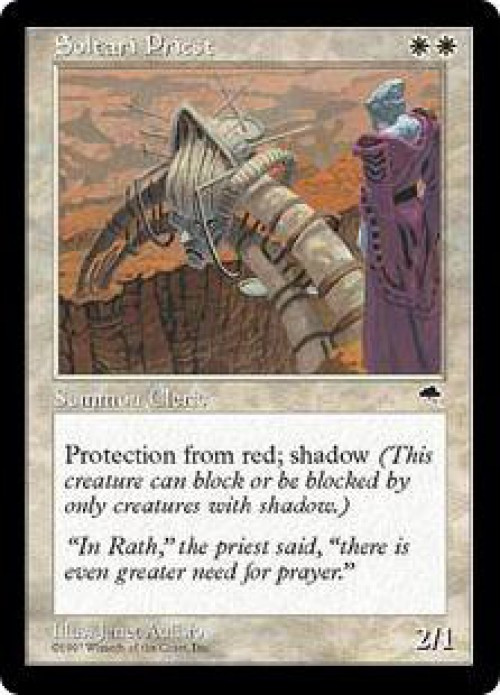 MtG Tempest Uncommon Soltari Priest #46、ToyWiz、kayou