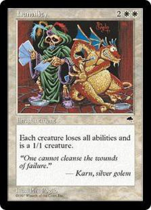 MtG Tempest Rare Humility #24 Heavily Played、ToyWiz、kayou