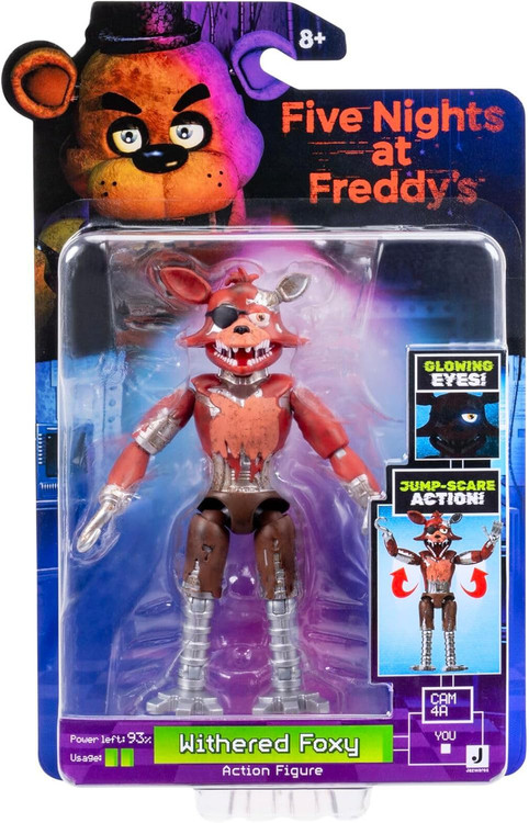 Five Nights at Freddys Withered Foxy Action Figure Jazwares - ToyWiz