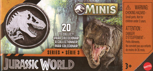 Jurassic World MINIS 2026 Series 3 Mystery Pack 2 RANDOM Dinos、ToyWiz、kayou