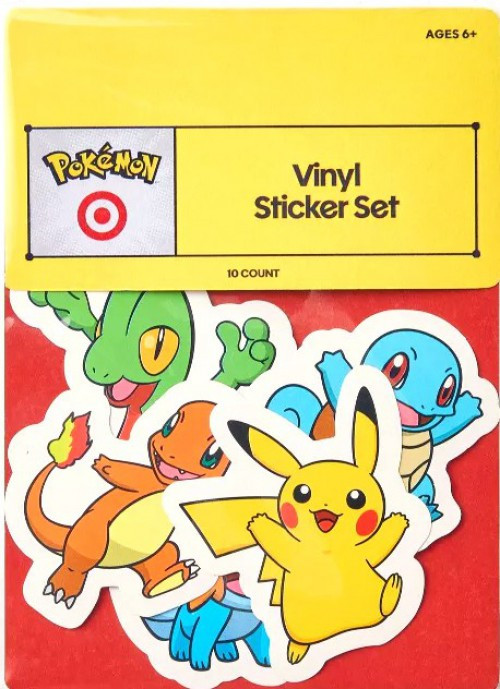 Pokemon Order Sticker Pokemon Pokemon Exclusive Vinyl Sticker Set 10 Piece - ToyWiz