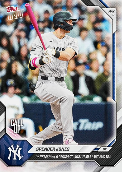 MLB New York Yankees 2026 NOW Baseball Single Card Spencer Jones