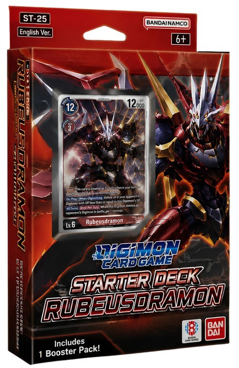 Digimon Trading Card Game Rubeusdramon Starter Deck ST-25 54 Cards (Pre-Order ships January)、ToyWiz、kayou