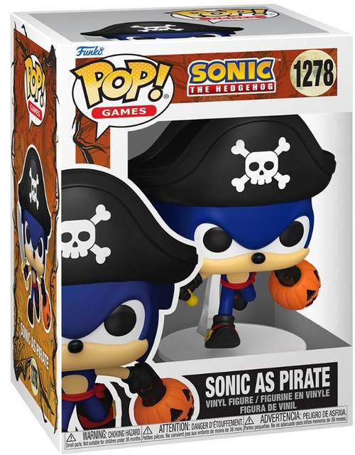 Funko Sonic the Hedgehog POP! Games Pirate Sonic Vinyl Figure #1278、ToyWiz、kayou