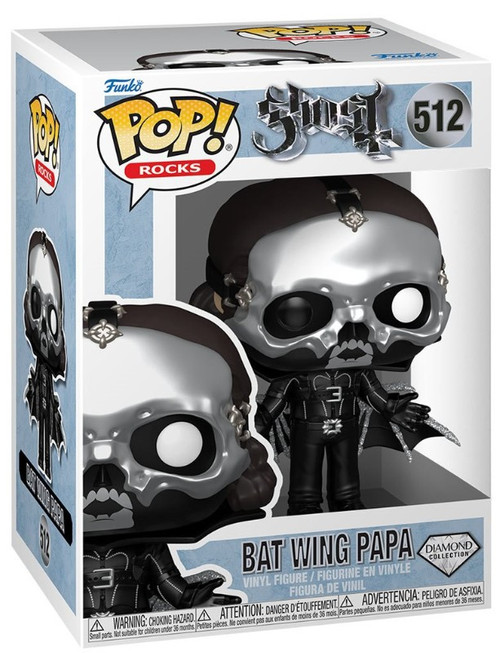 Funko Ghost POP! Rocks Bat Wing Papa Vinyl Figure #512 Diamond Glitter、ToyWiz、kayou