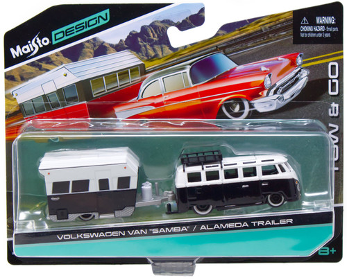 Maisto Design Tow & Go Volkswagen Van 