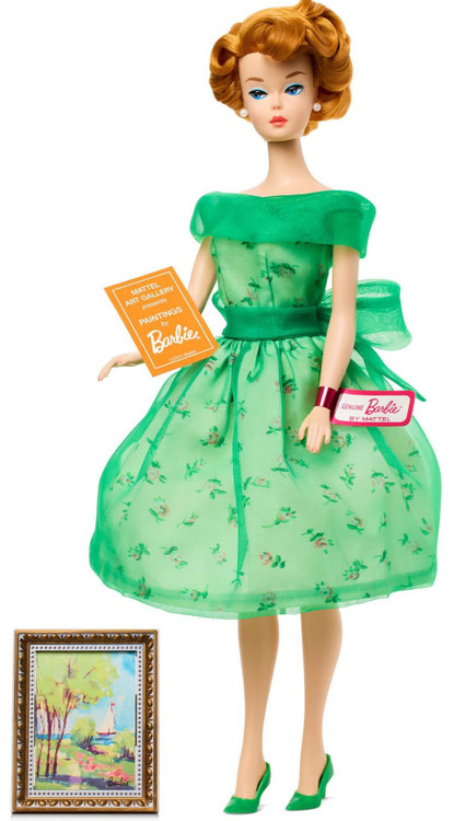 barbie green dress Barbie 2004 Holiday Doll in Green Velvet Dress Merchandise