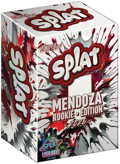 NFL Wild Card 2026 Splat Mendoza Rookie Edition Football Trading