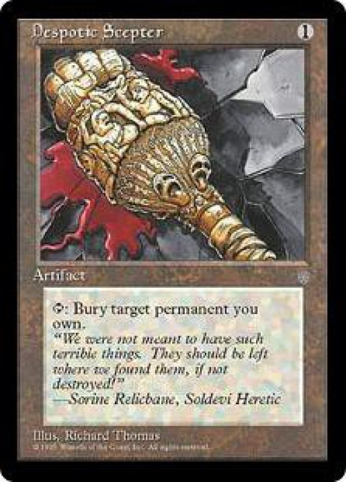 MtG Ice Age Rare Despotic Scepter #316、ToyWiz、kayou