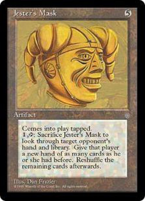 MtG Ice Age Rare Jester's Mask #325、ToyWiz、kayou