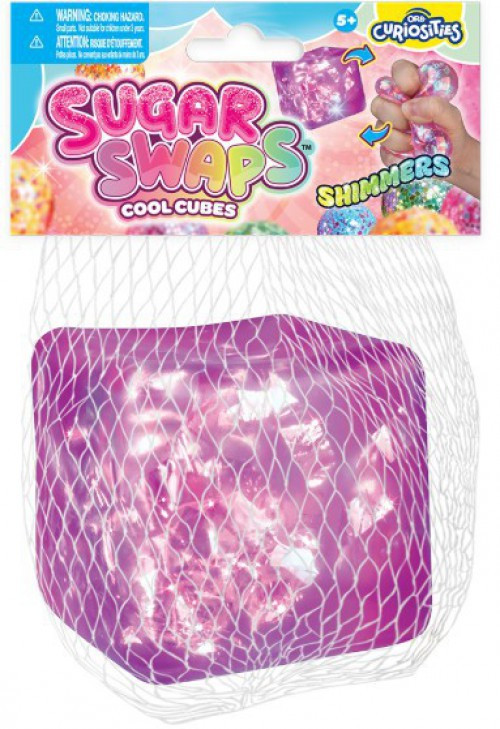 Cool Cube Sugar Swaps 2-Inch Squishy Squeeze Toy 1 RANDOM Color、ToyWiz、kayou