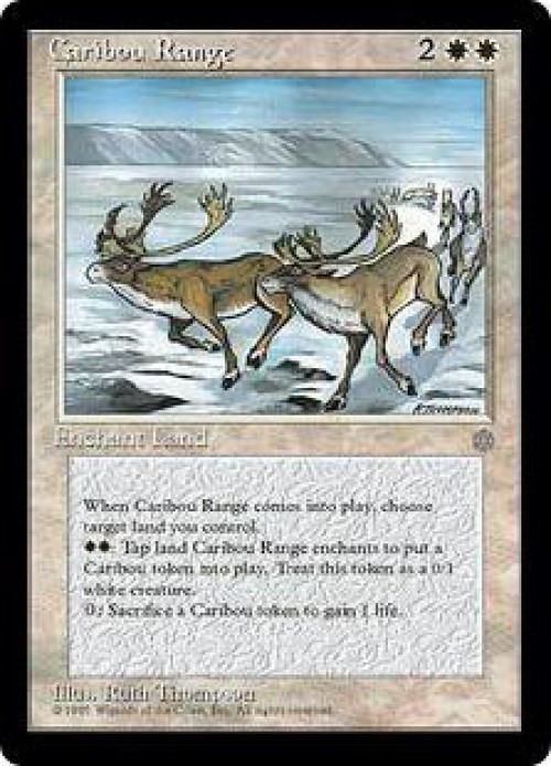 MtG Ice Age Rare Caribou Range #11 Moderately Played、ToyWiz、kayou