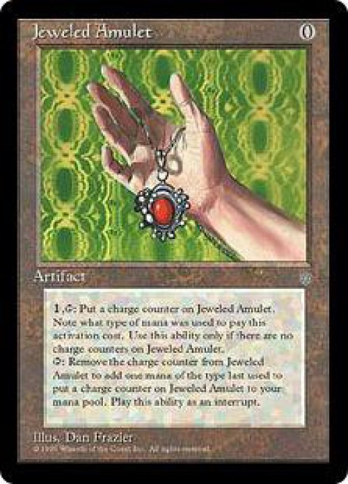 MtG Ice Age Uncommon Jeweled Amulet #326 Heavily Played、ToyWiz、kayou