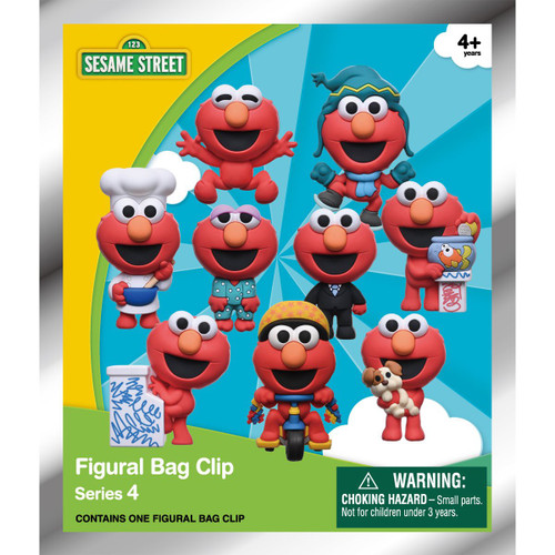 Sesame Street 3D Figural Bag Clip Sesame Street Series 4 Elmo