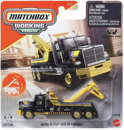 Matchbox Working Rigs Western Star 6900 XD Wrecker Diecast Vehicle