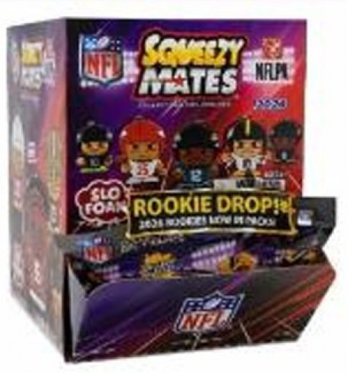 NFL SqueezyMates 2026 Football Rookies Series Mystery Box 18 Packs