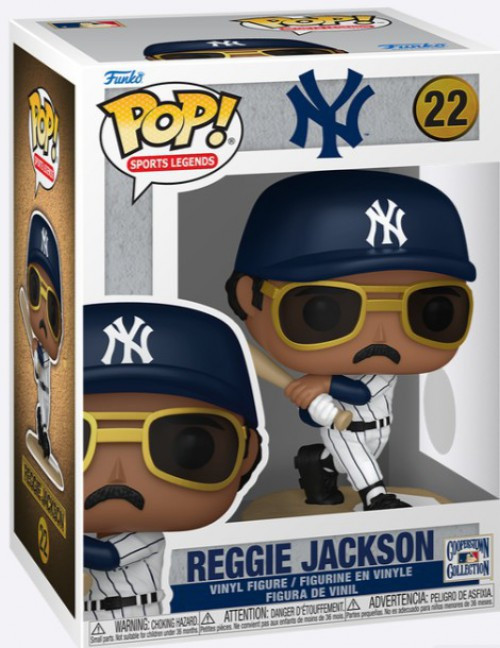 Reggie Jackson フィギュア ニューヨーク・ヤンキース Funko MLB New York Yankees POP MLB Reggie Jackson Vinyl Figure 22