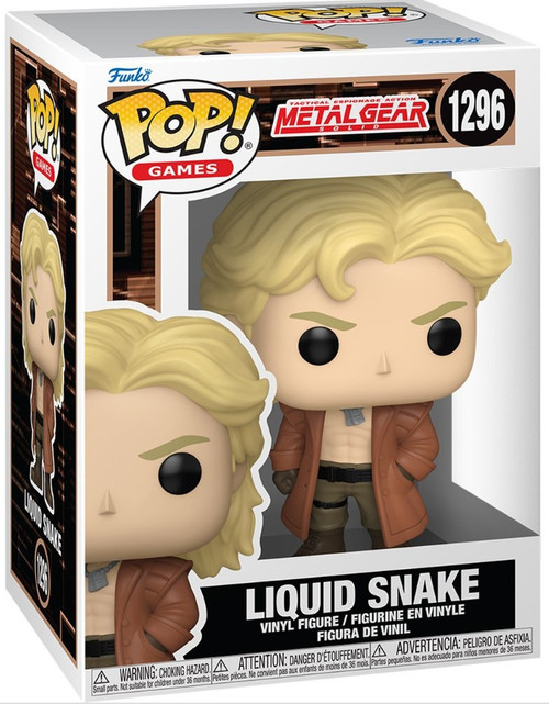 Funko Metal Gear Solid POP! Games Liquid Snake Vinyl Figure #1296、ToyWiz、kayou