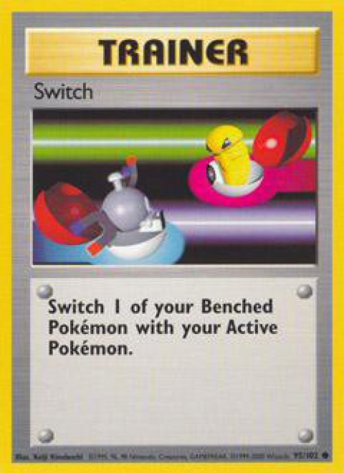 Pokemon Base Set Common Switch #95 Heavily Played、ToyWiz、kayou