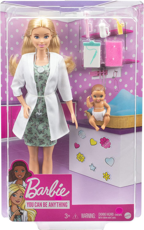 Barbie Careers Baby Doctor 13.25-Inch Doll、ToyWiz、kayou