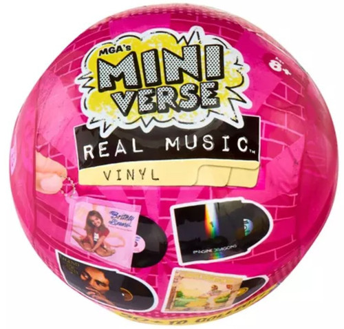 Miniverse Real Music Vinyl Records Mystery Pack 4 RANDOM Mini Playable Records、ToyWiz、kayou