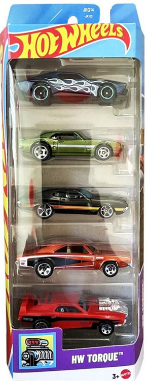 Hot Wheels HW Torque 72 Ford Gran Torino Sport, Rivited, 69 Dodge