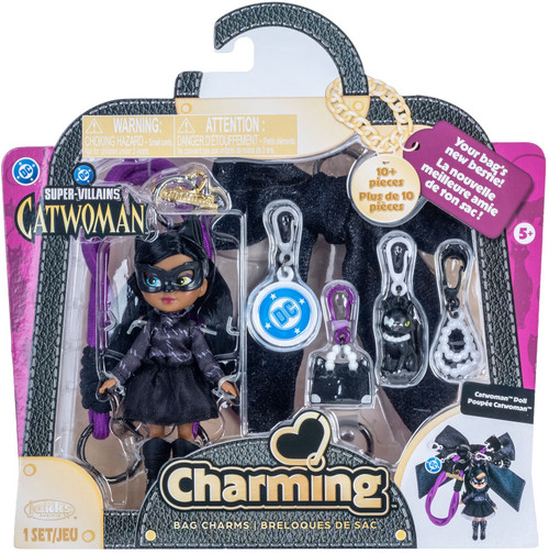 DC Super-Villains Charming Catwoman 5-Inch Bag Charm、ToyWiz、kayou