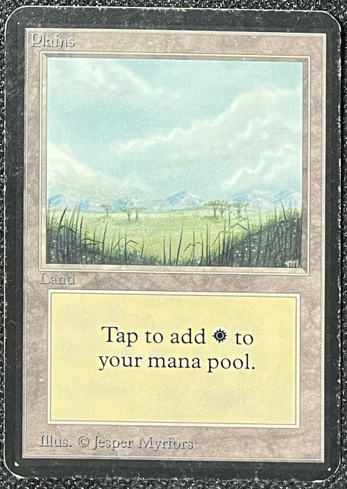 MtG Alpha Plains Basic Land Heavily Played、ToyWiz、kayou