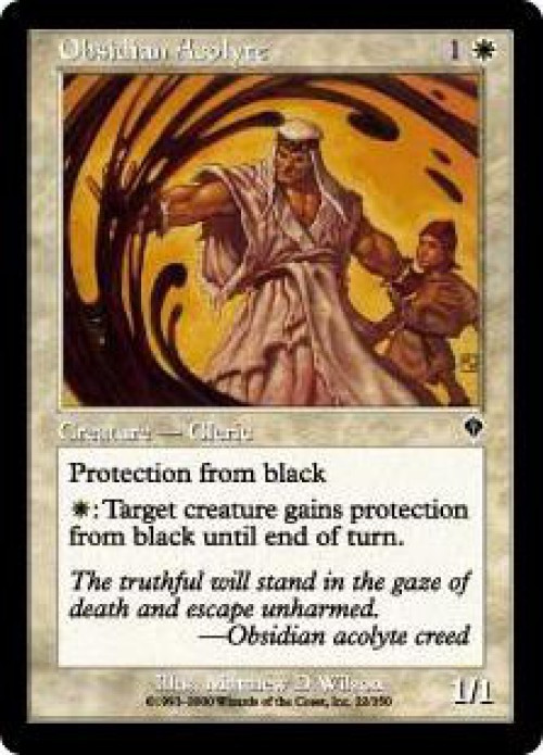 MtG Invasion Common Obsidian Acolyte #22、ToyWiz、kayou