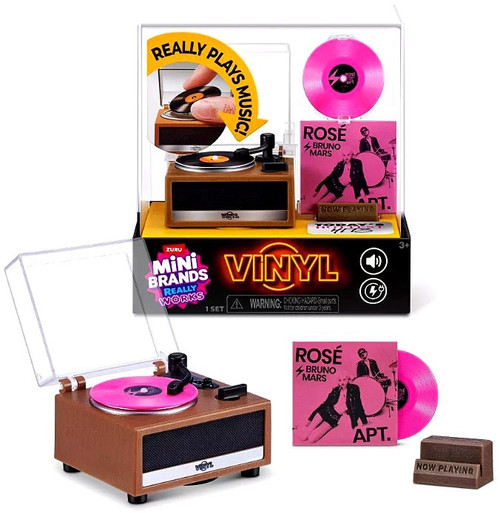 USA-Mimi-369様 リクエスト 2点 まとめ商品 Mini Brands Really Works Vinyl Record Player Play Set Features APT