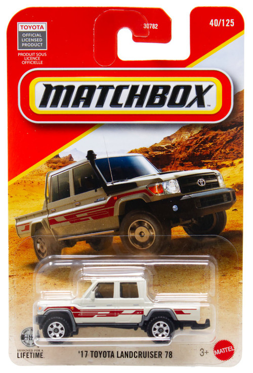Matchbox '17 Toyota Land Cruiser 78 Diecast Car、ToyWiz、kayou