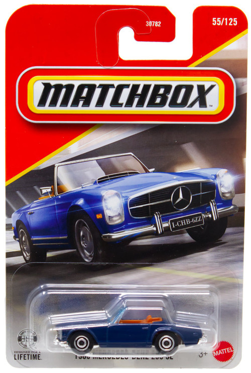 Matchbox 1963 mercedes-Benz 230 SL Diecast Car Blue、ToyWiz、kayou
