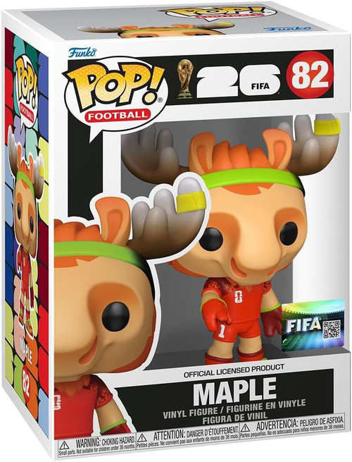 Funko FIFA World Cup 2026 Mascots POP! Football Maple Vinyl Figure #82、ToyWiz、kayou