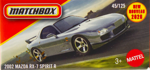 Matchbox 2002 Mazda RX-7 Spirit R Diecast Car Boxed Mattel - ToyWiz