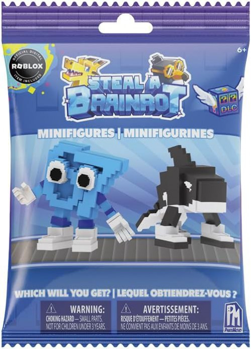 Roblox Steal a Brainrot Mini figures Mystery Pack Includes DLC