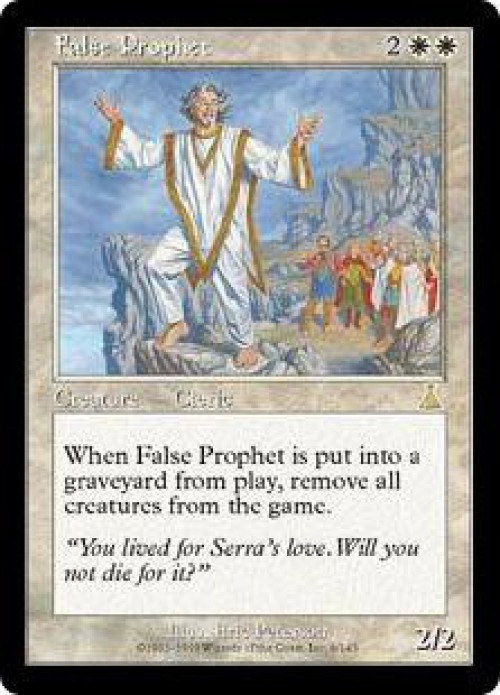 MtG Urza's Destiny Rare False Prophet #6 Lightly Played、ToyWiz、kayou