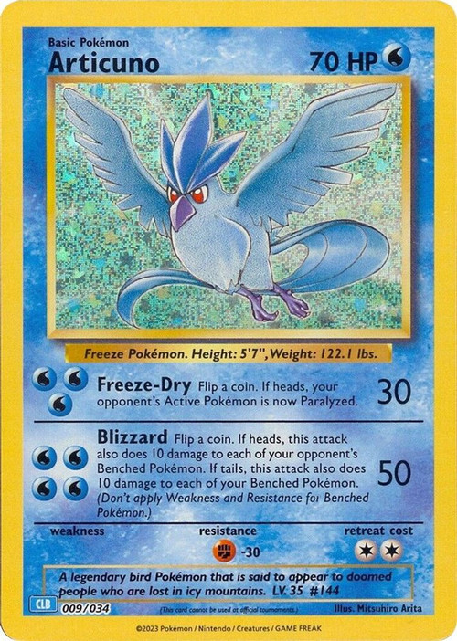 Pokemon Trading Card Game Classic Classic Collection Articuno #9 CLB、ToyWiz、kayou
