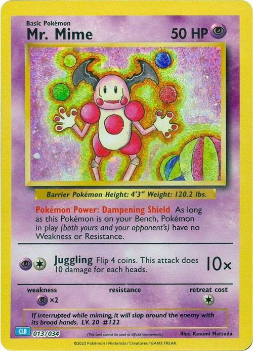 Pokemon Trading Card Game Classic Classic Collection Mr. Mime #13 CLB、ToyWiz、kayou