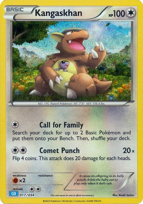 Pokemon Trading Card Game Classic Classic Collection Kangaskhan #17 CLB、ToyWiz、kayou